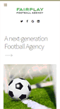 Mobile Screenshot of fairplayfootballagency.com